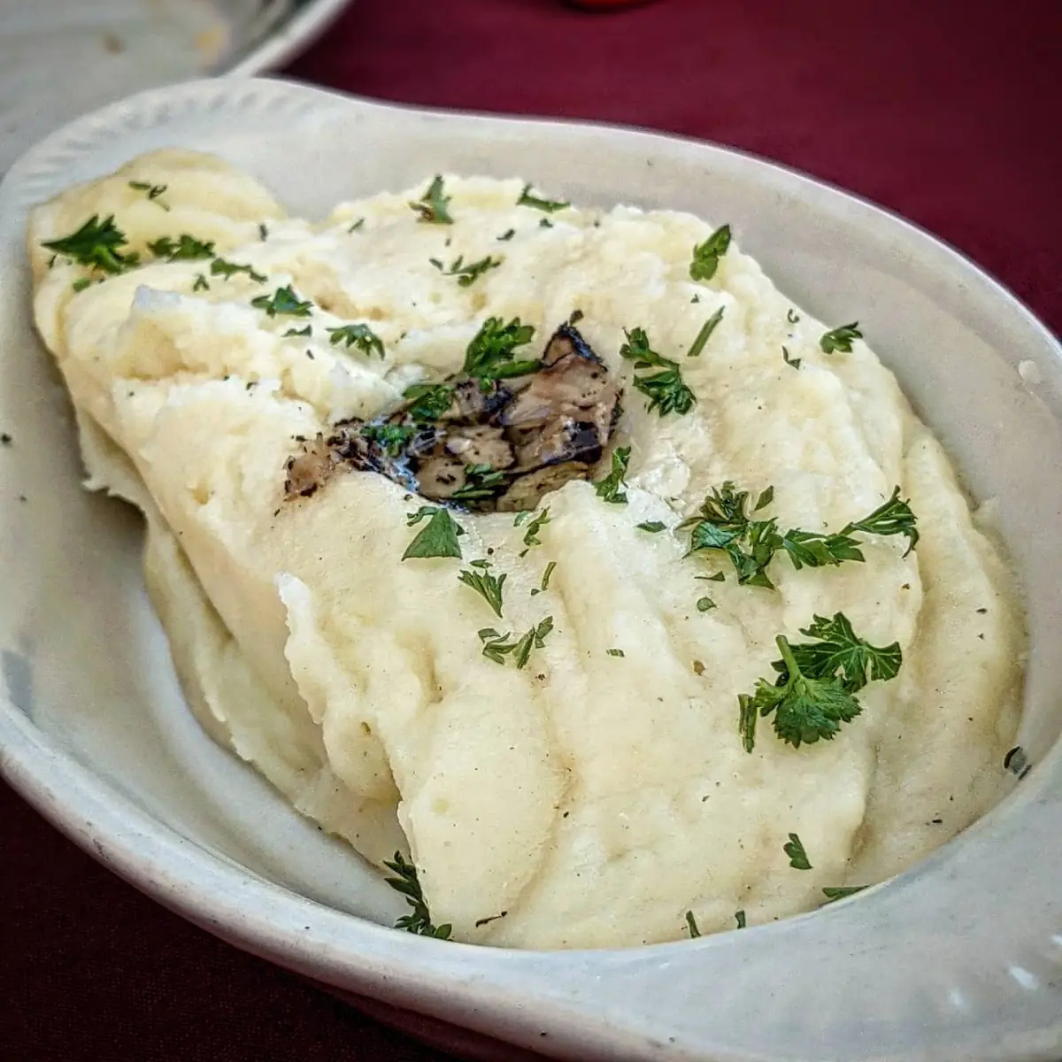 Truffle Garlic Mashed Potatoes