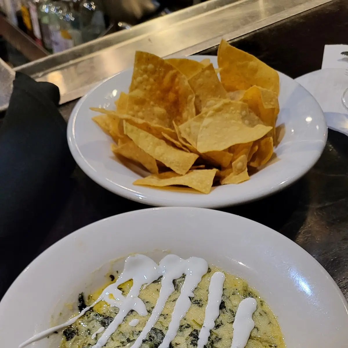 Spinach Dip & Chips