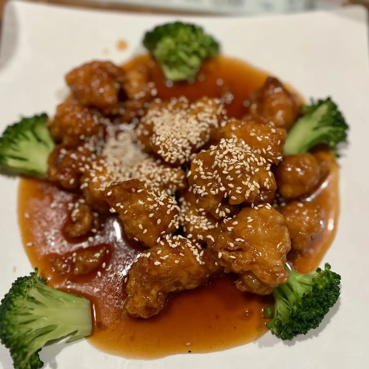 Sesame Chicken Dinner