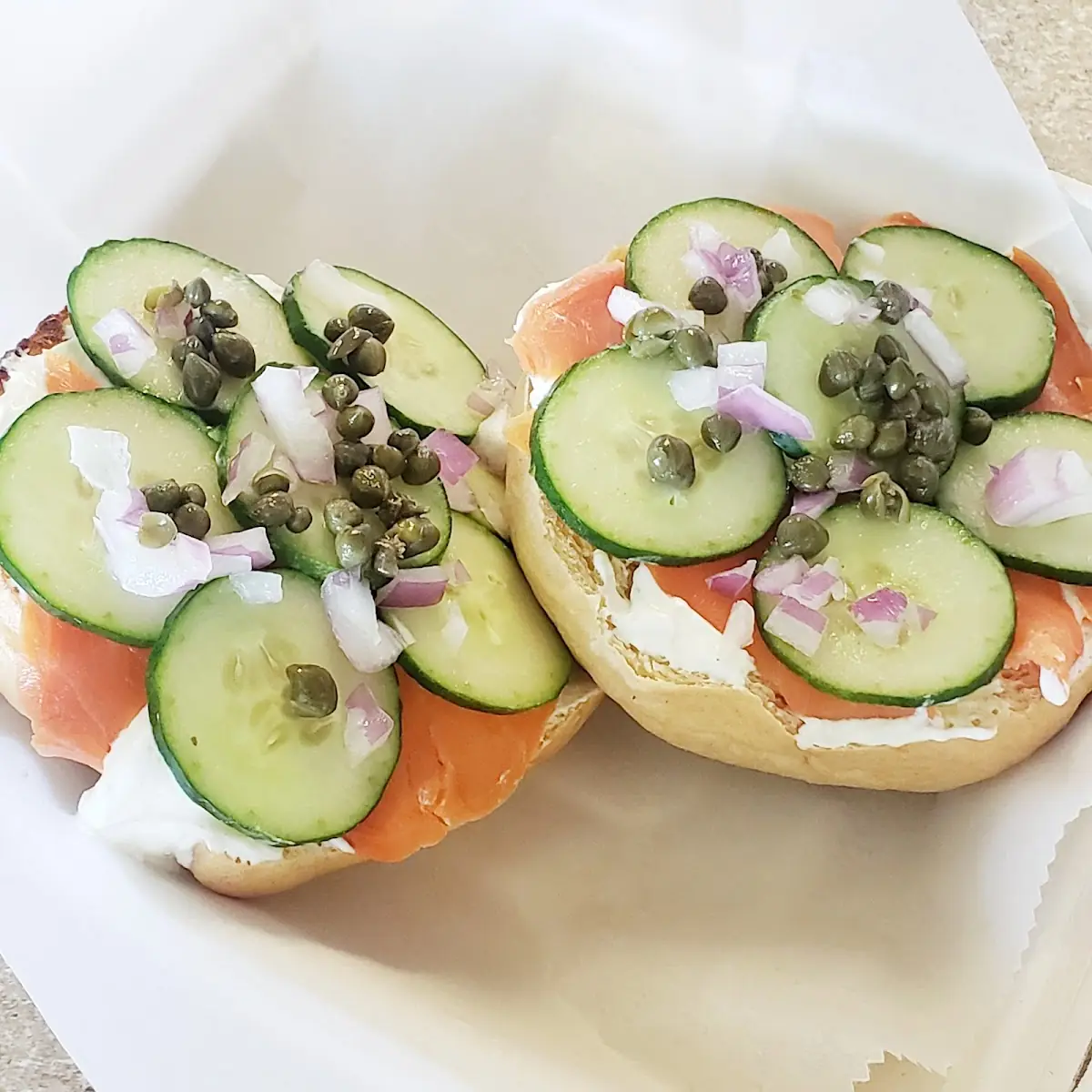 Our Lox Bagel with Cream Cheese