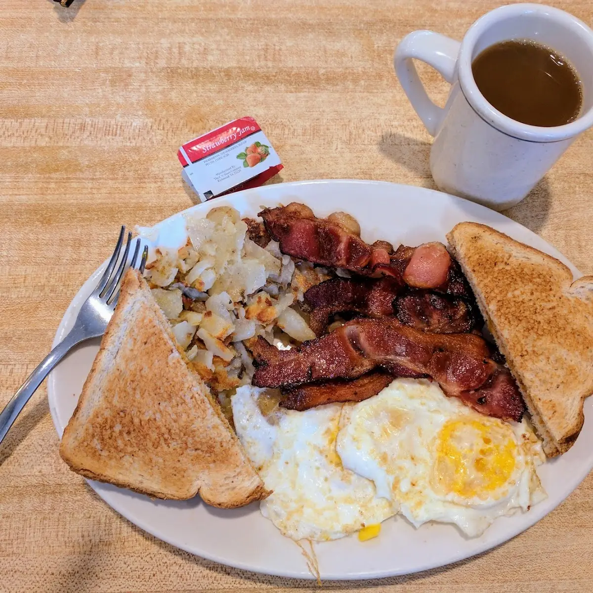 Bacon and Two Eggs
