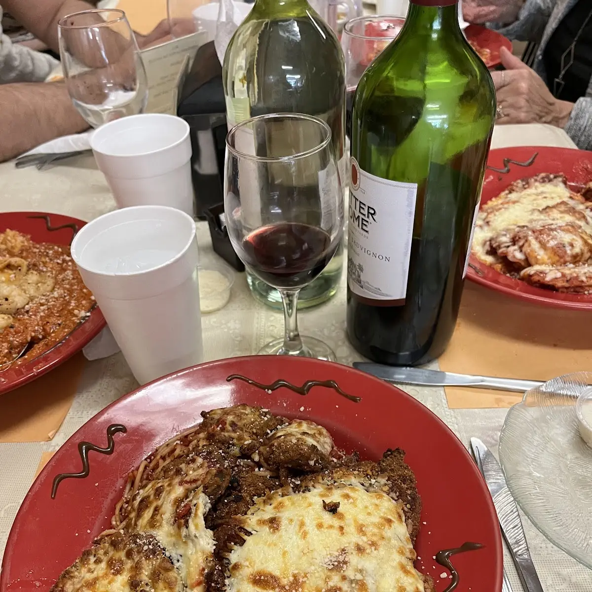 Chicken Parmesan Eggplant Parmesan Combo