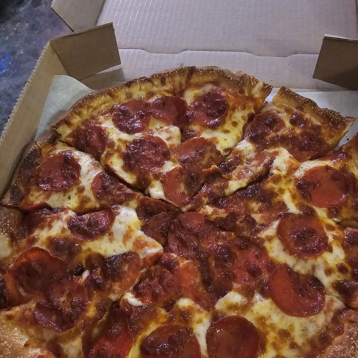 Pepperoni Pizza and Cheese Pizza