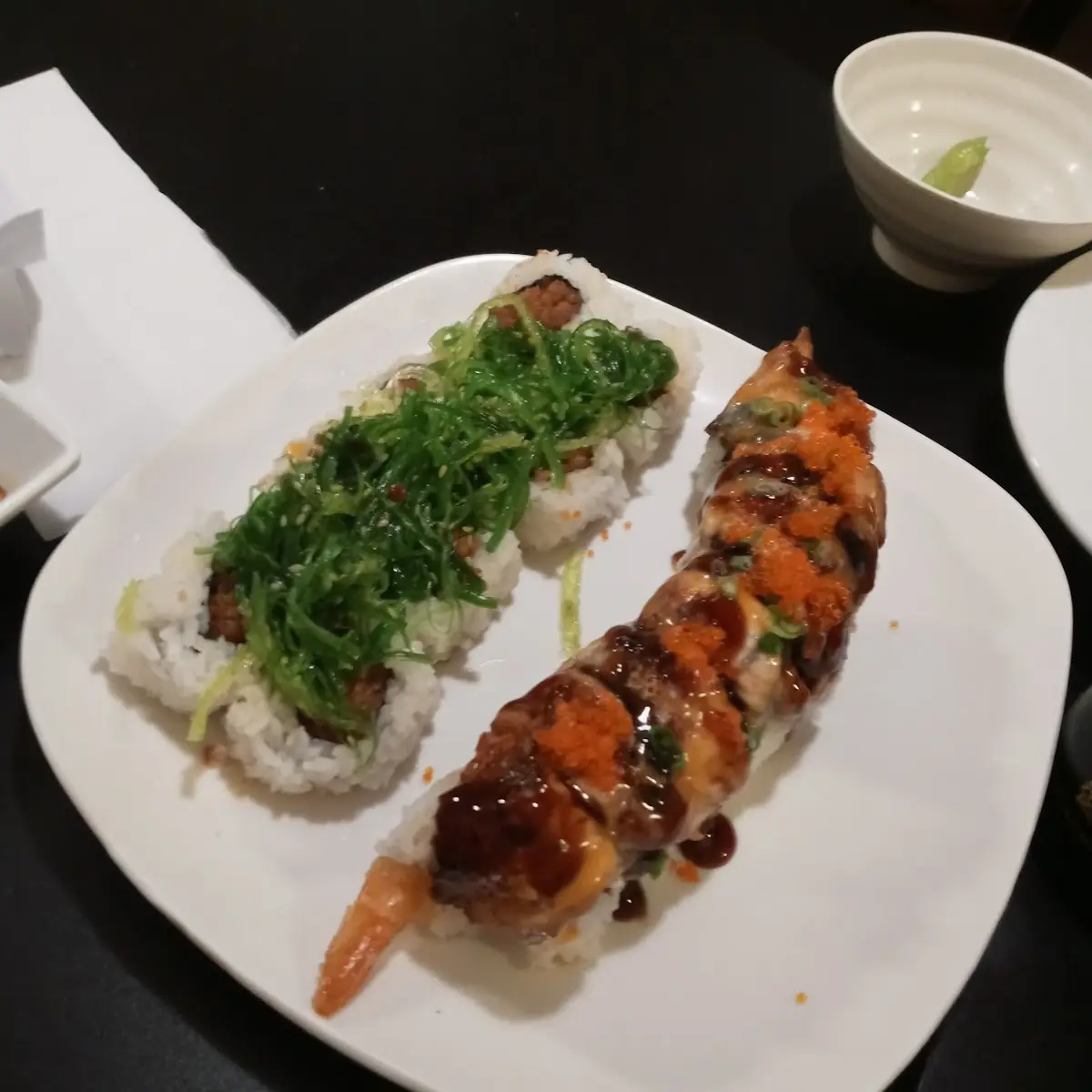 Super Dragon Roll and Monterey Bay Roll