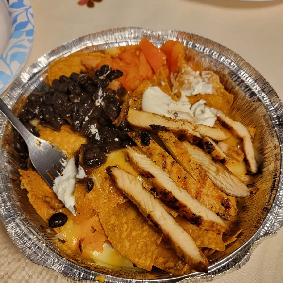Grilled Chicken Nachos