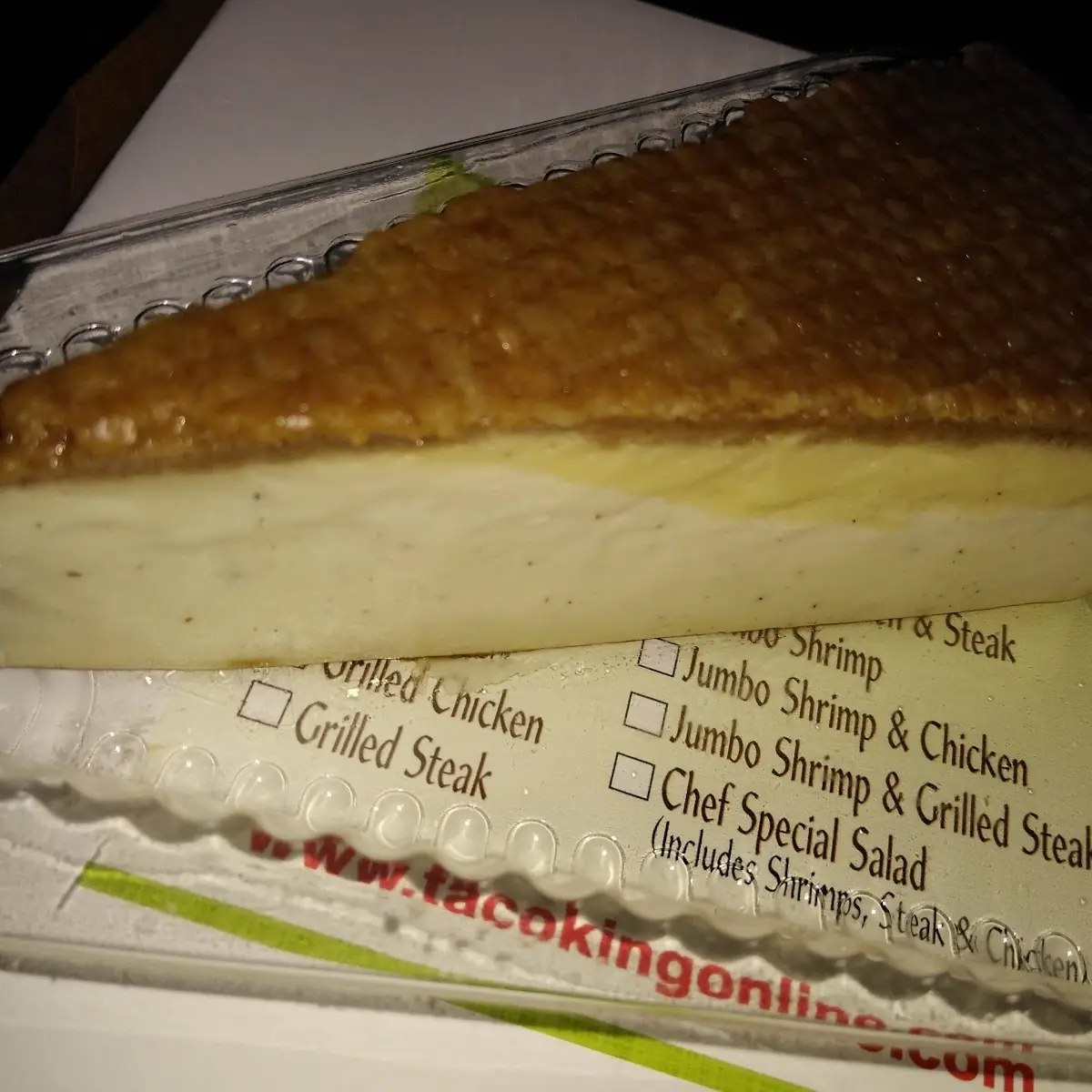 Vanilla Bean Cheesecake Slice