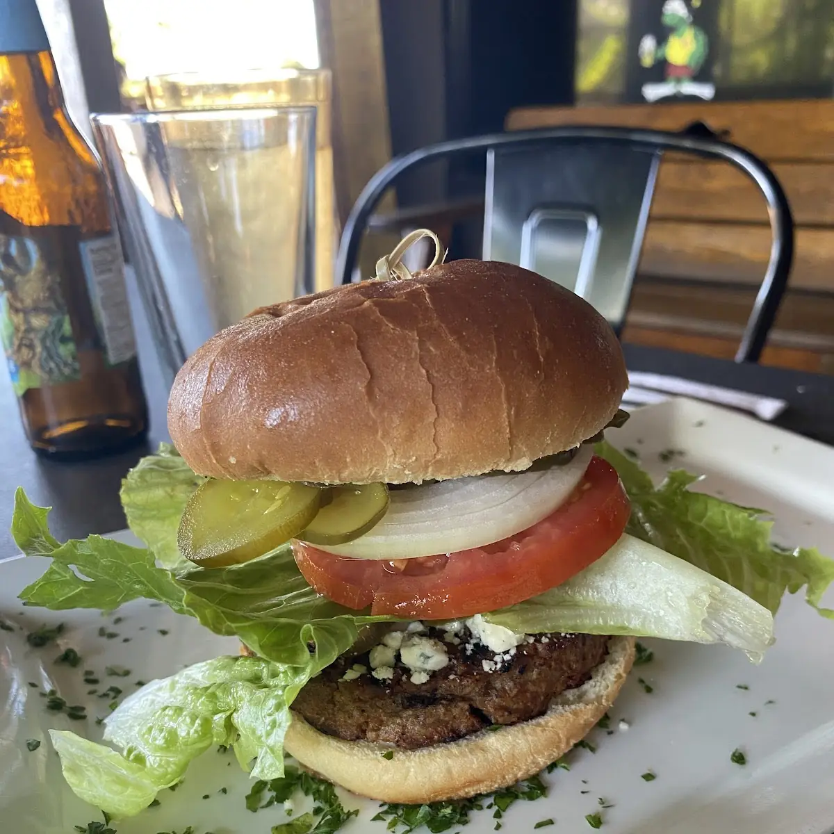 Black and Blue Burger