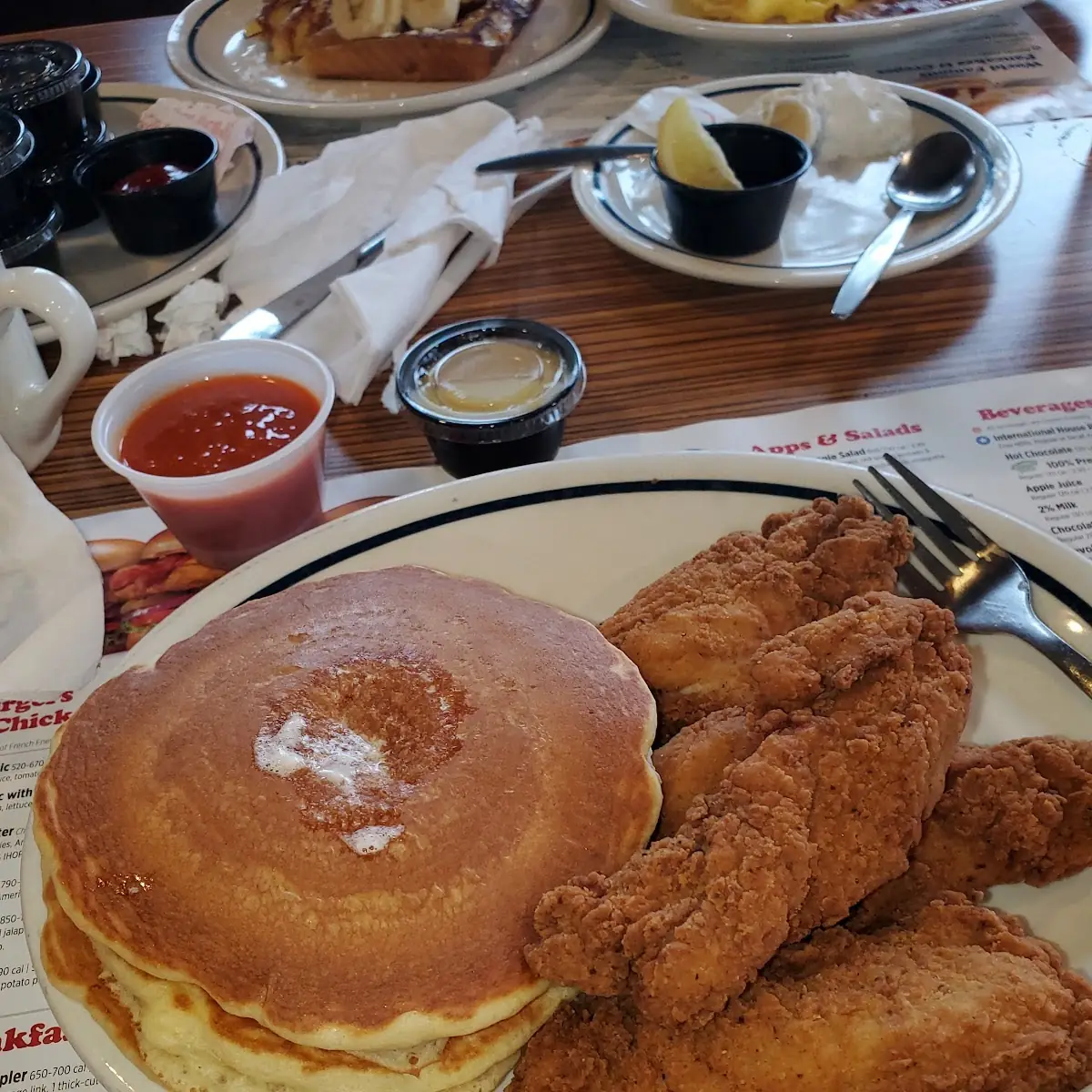 Pancakes and Chicken