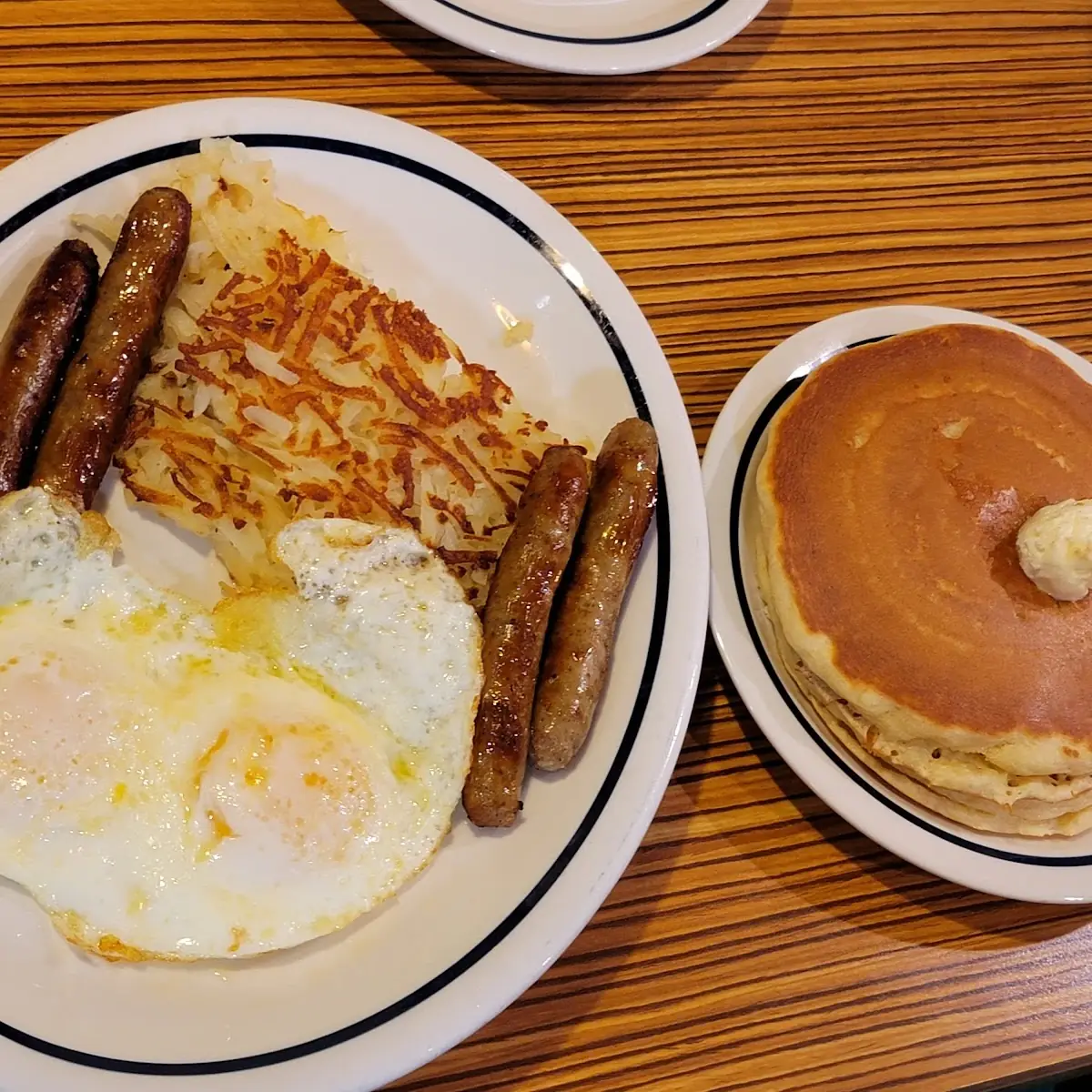 Smoke House with Strawberry Cheese Cake Pancake Combo