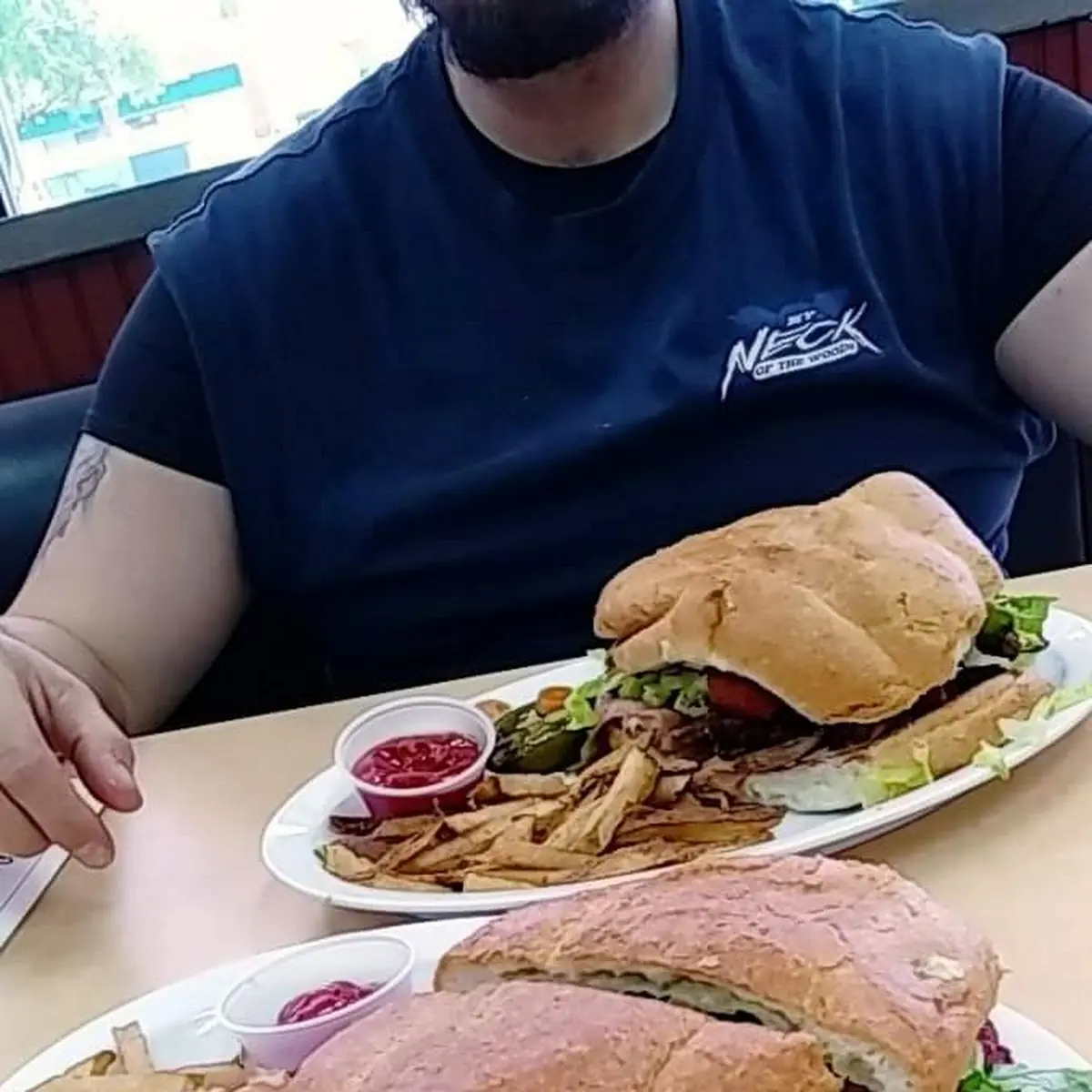 Torta Cubana with Fries