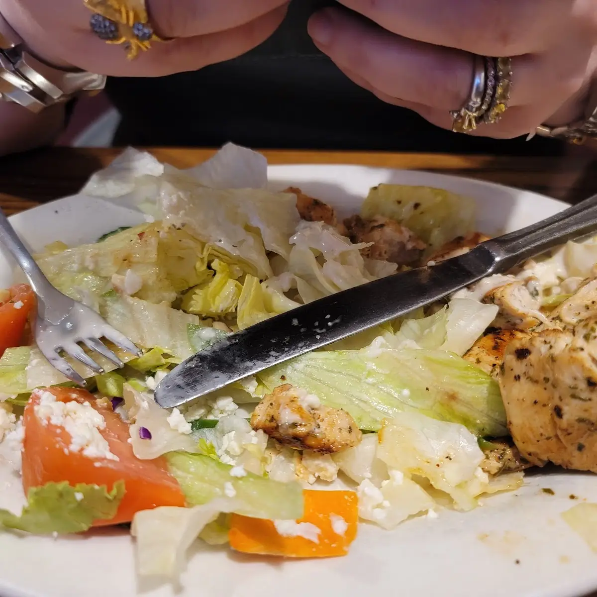 Greek Salad with Chicken
