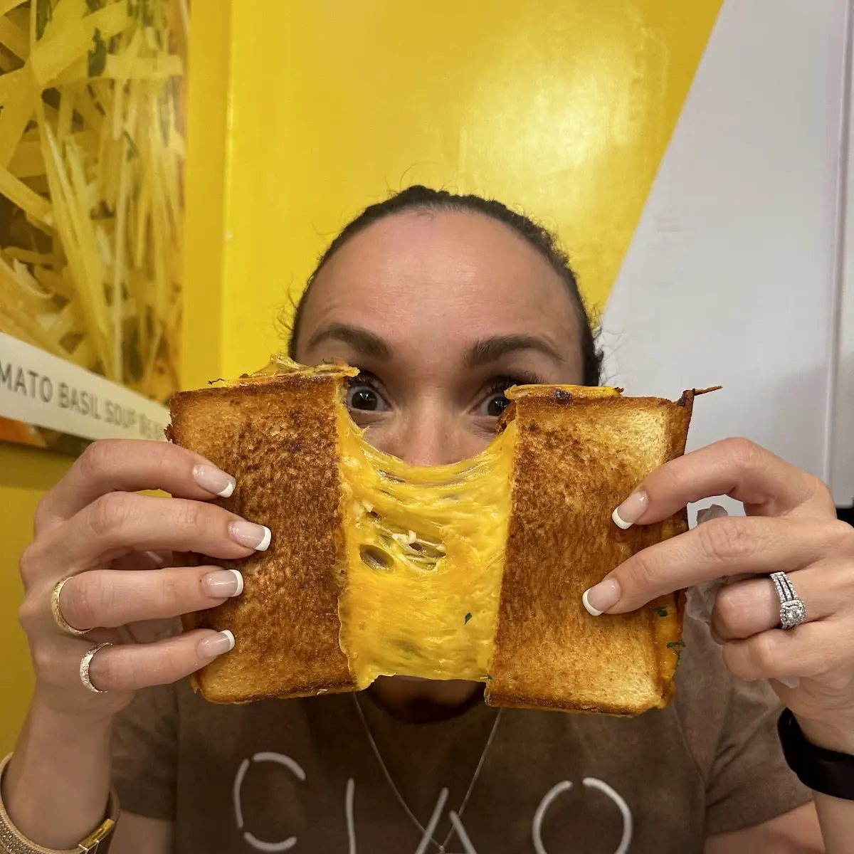 4 Cheese with Tomato Soup