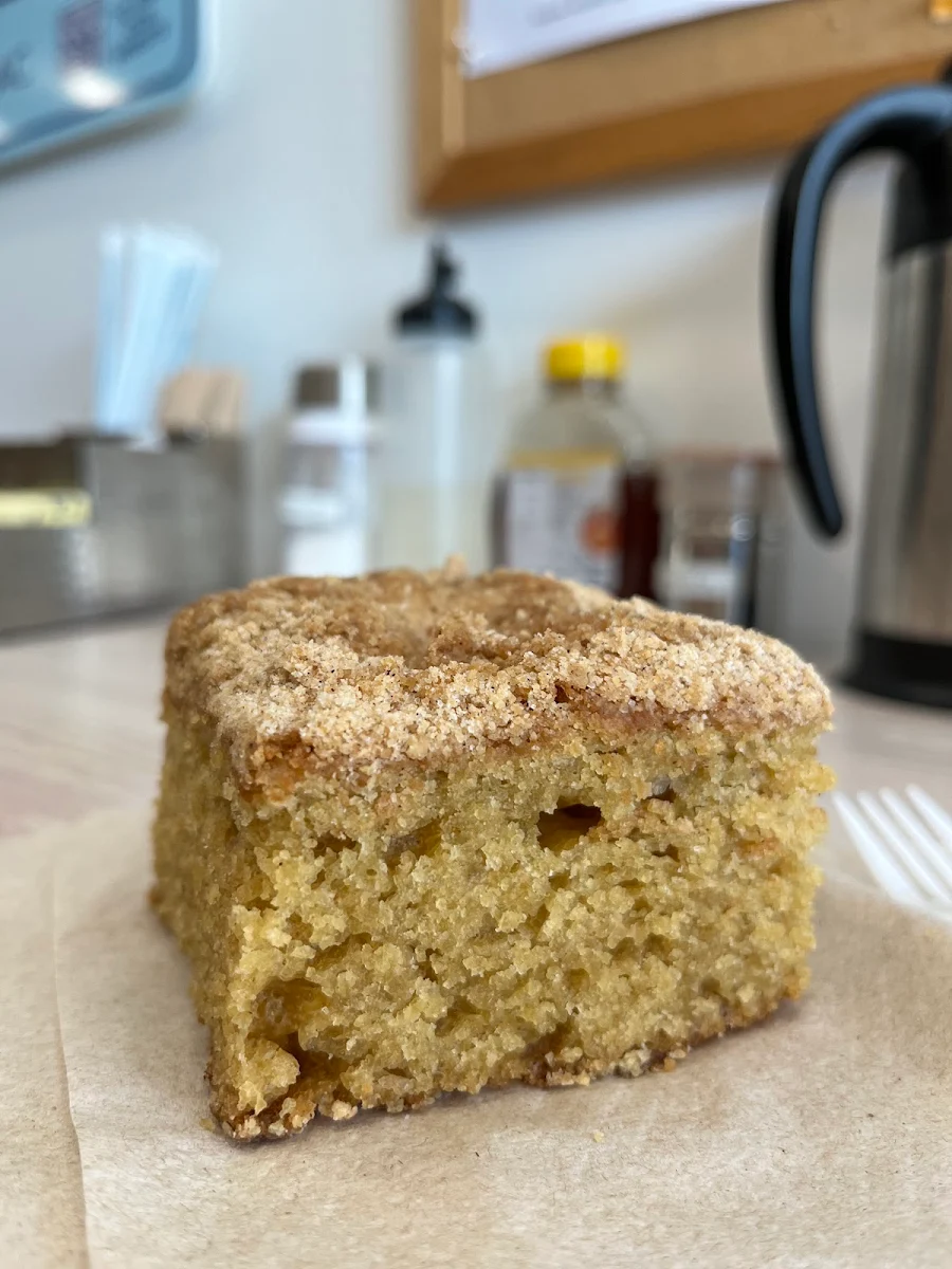 Coffee Crumb Cake Slice