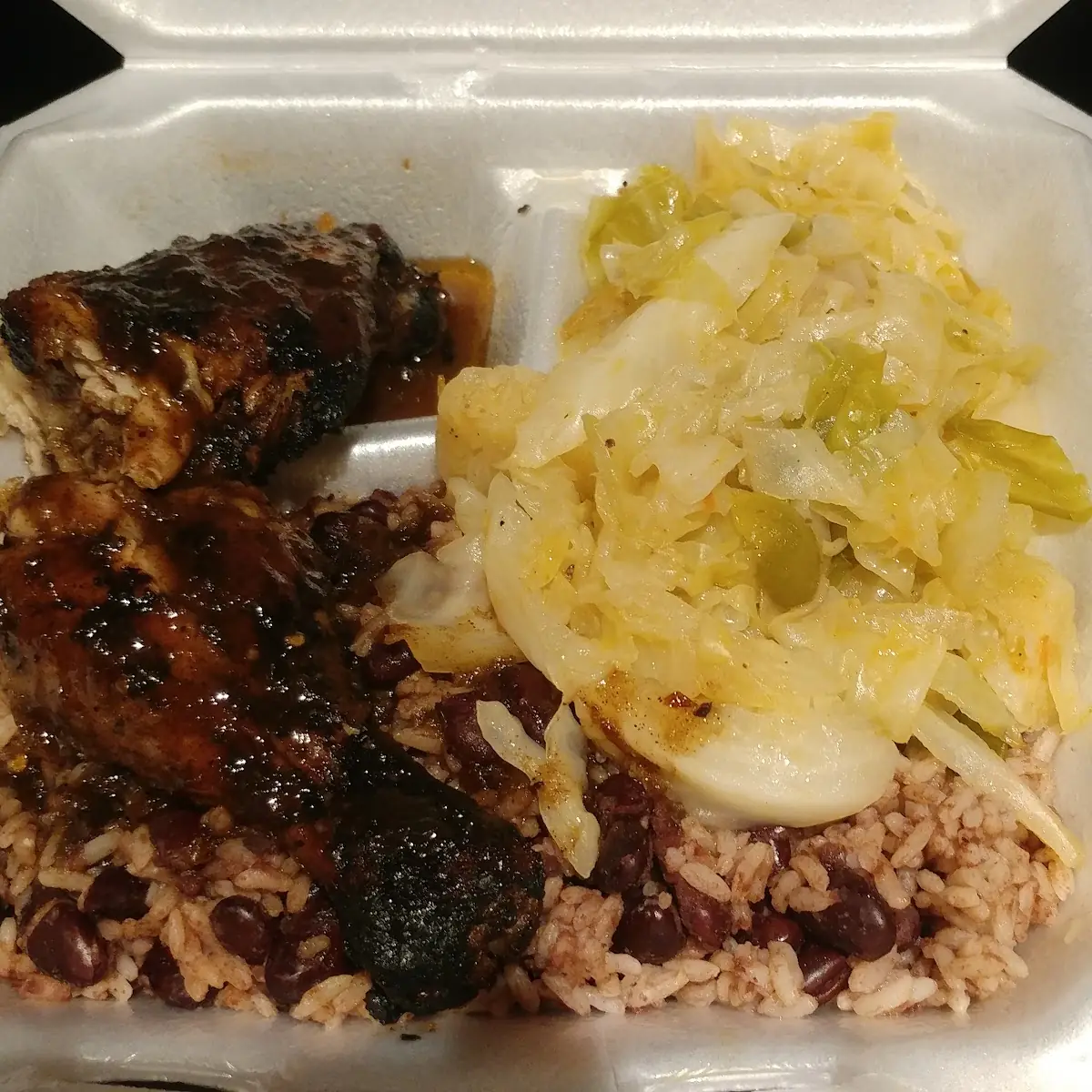 Jerk Chicken w Cabbage- Second J