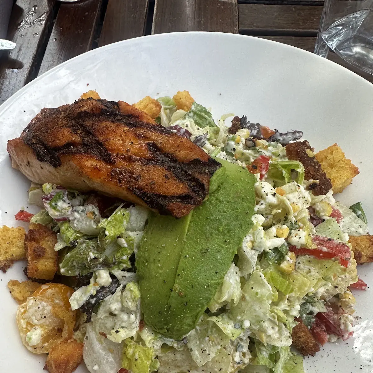 Blackened Salmon Salad