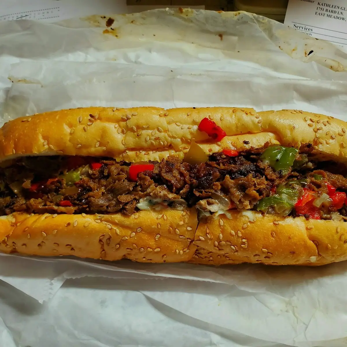 Philly Cheese Steak Hero