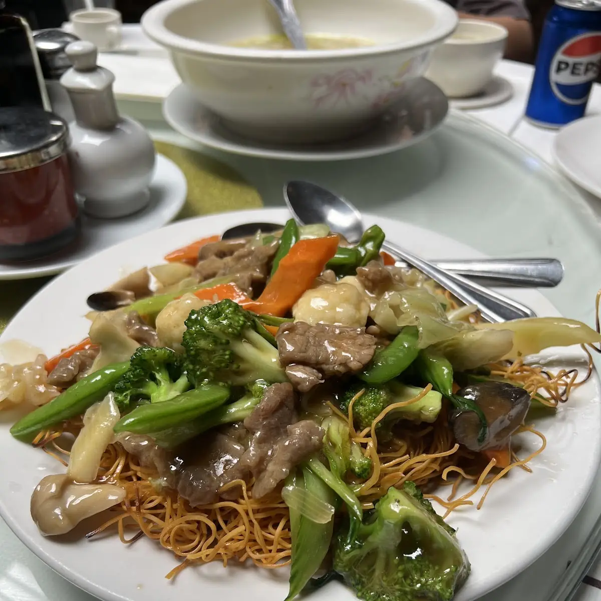 Hong Kong Style Pan Fried Noodles