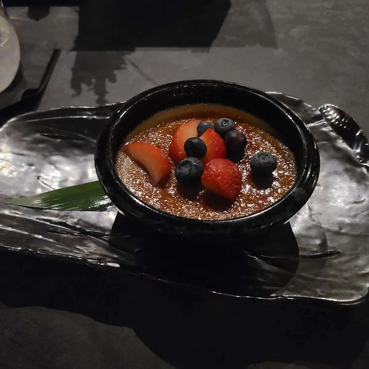 Black Tea Creme Brulee