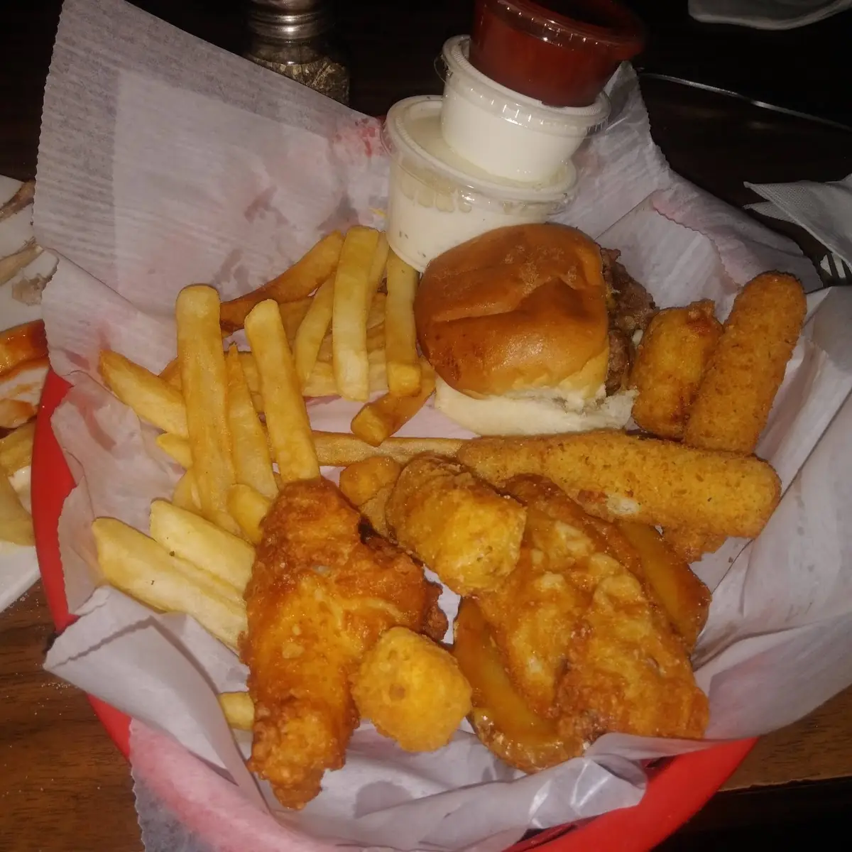 Sliders with Appetizer Sampler