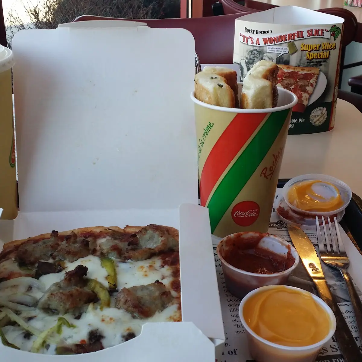 Sausage Pizza by the Slice