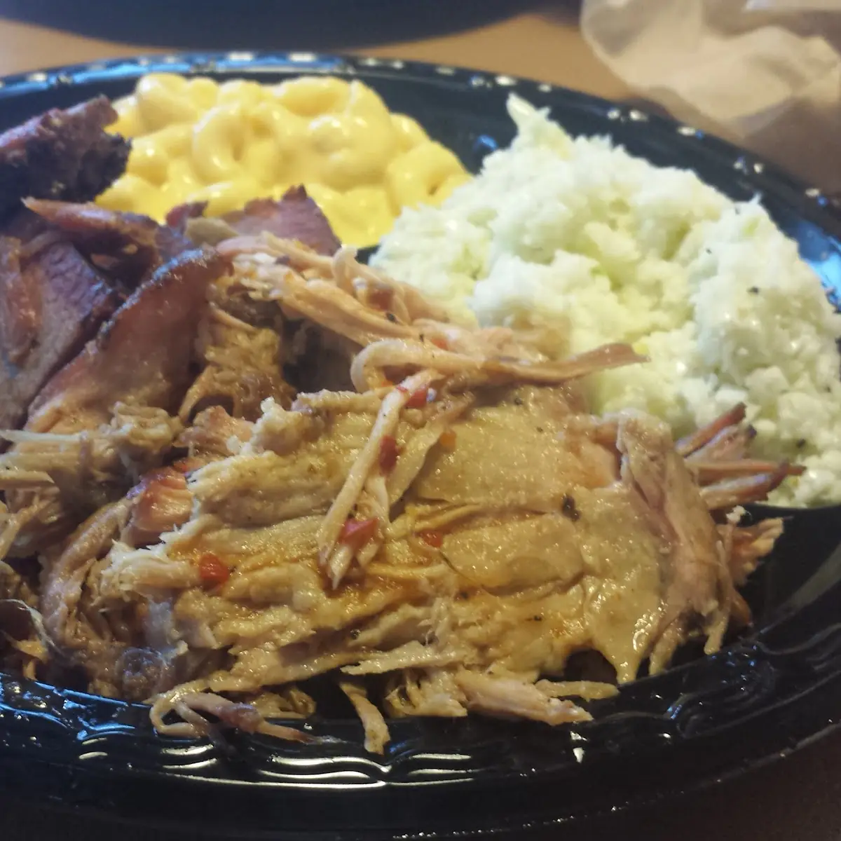 Pulled Pork with Mashed Potatoes