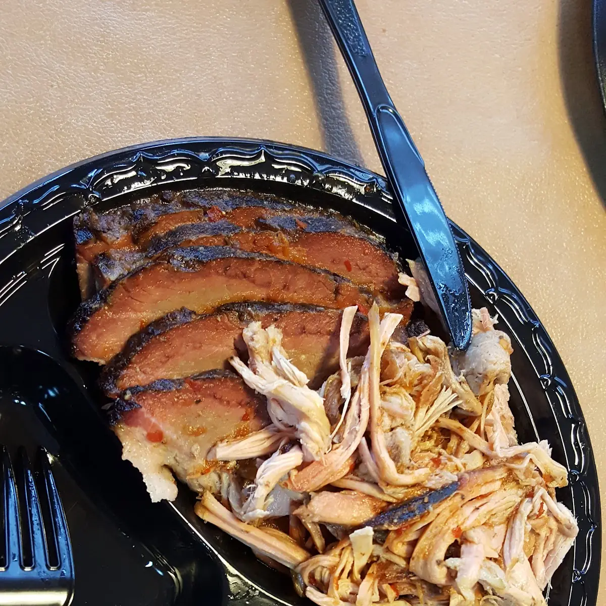 Sliced Brisket Pulled Pork