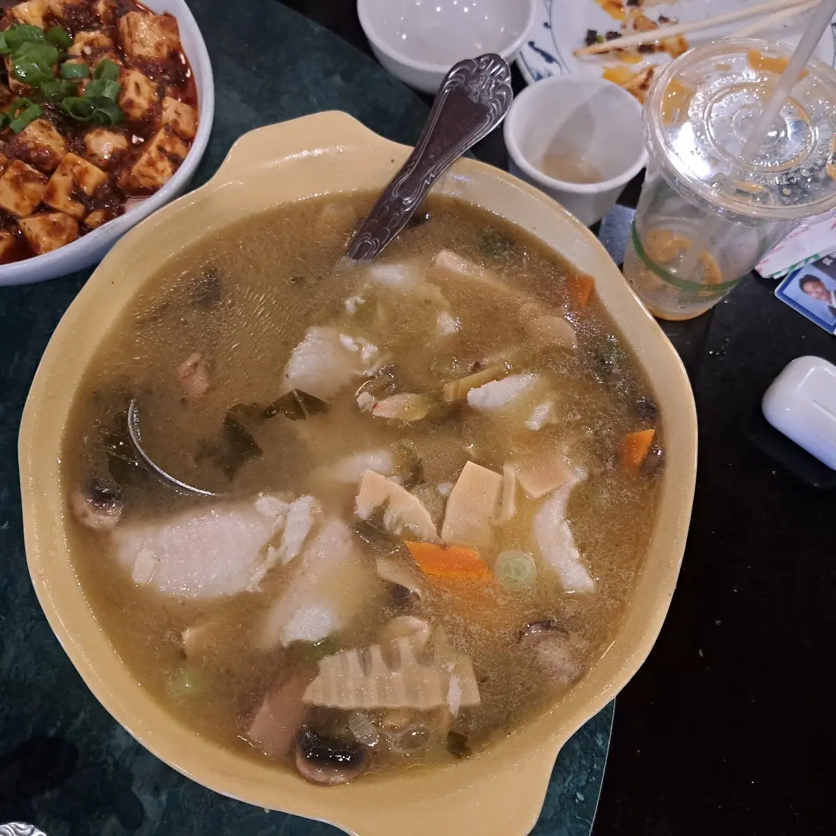 Fish with Preserved Vegetable Soup