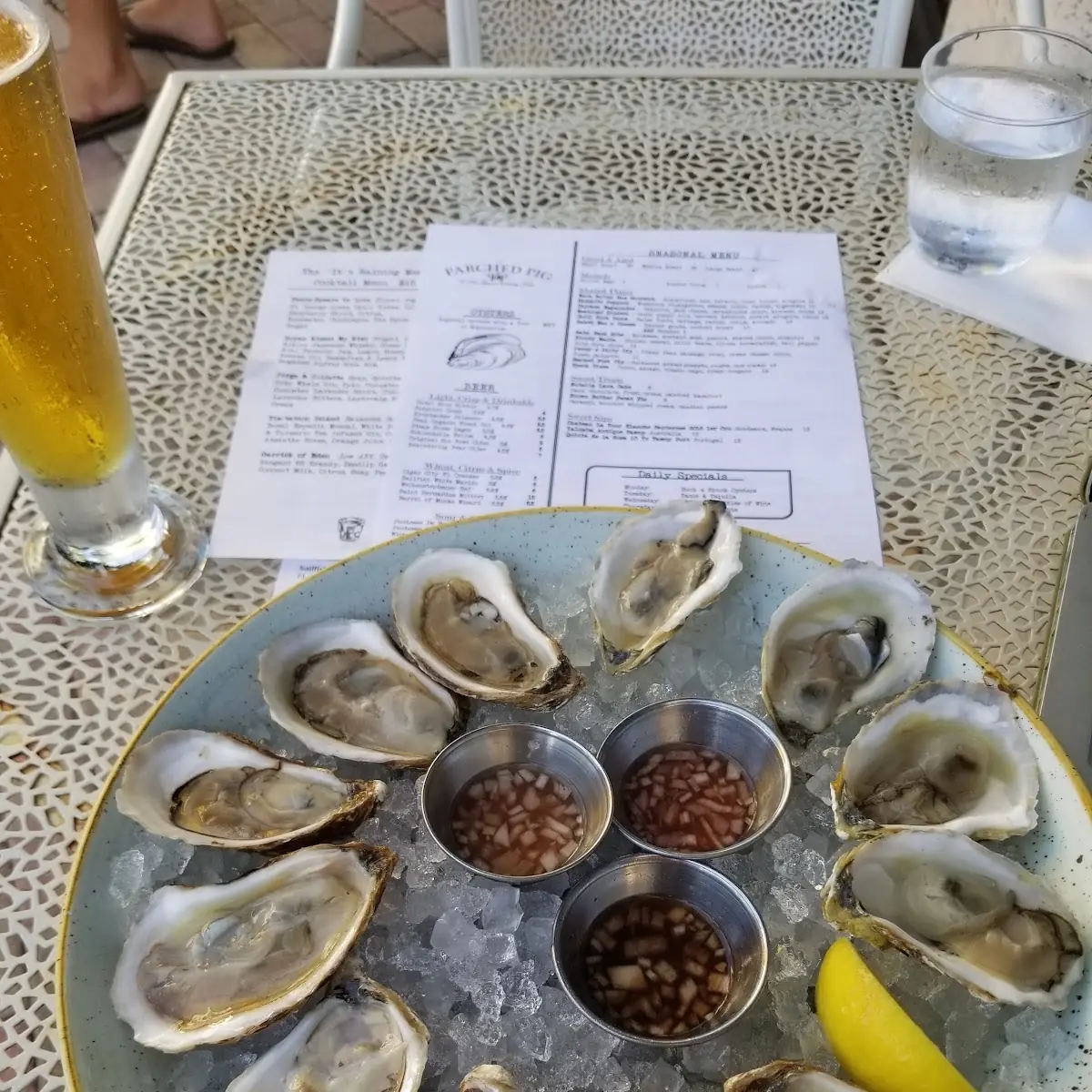 Oysters on the Half Shell