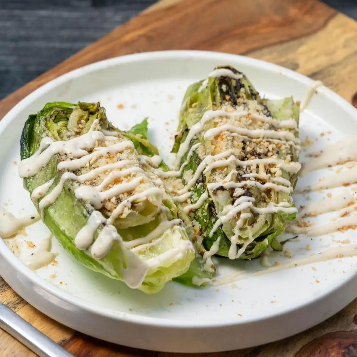 Grilled Caesar Salad