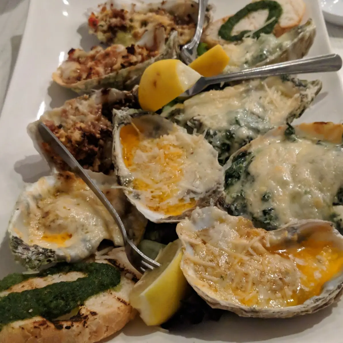 Oysters Rockefeller