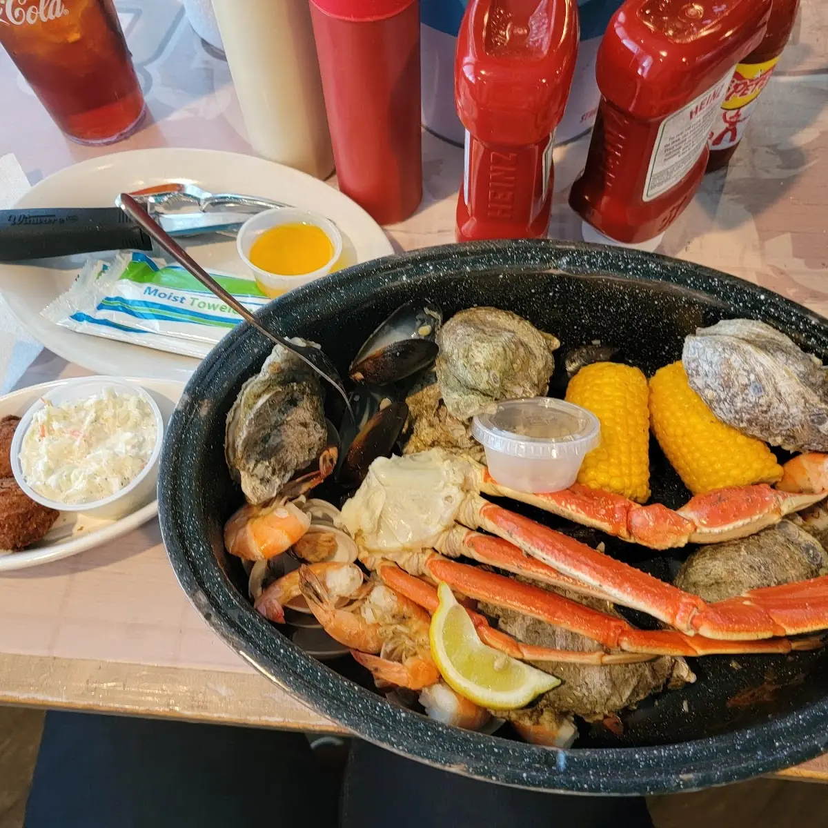 Crab Legs Redneck Rockefeller