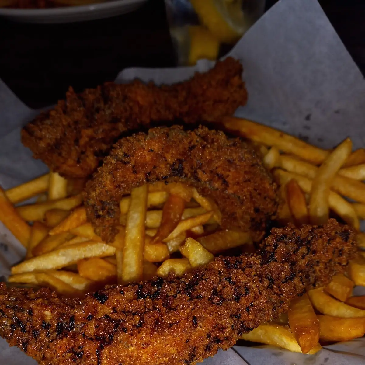 Chicken Strips and French Fries