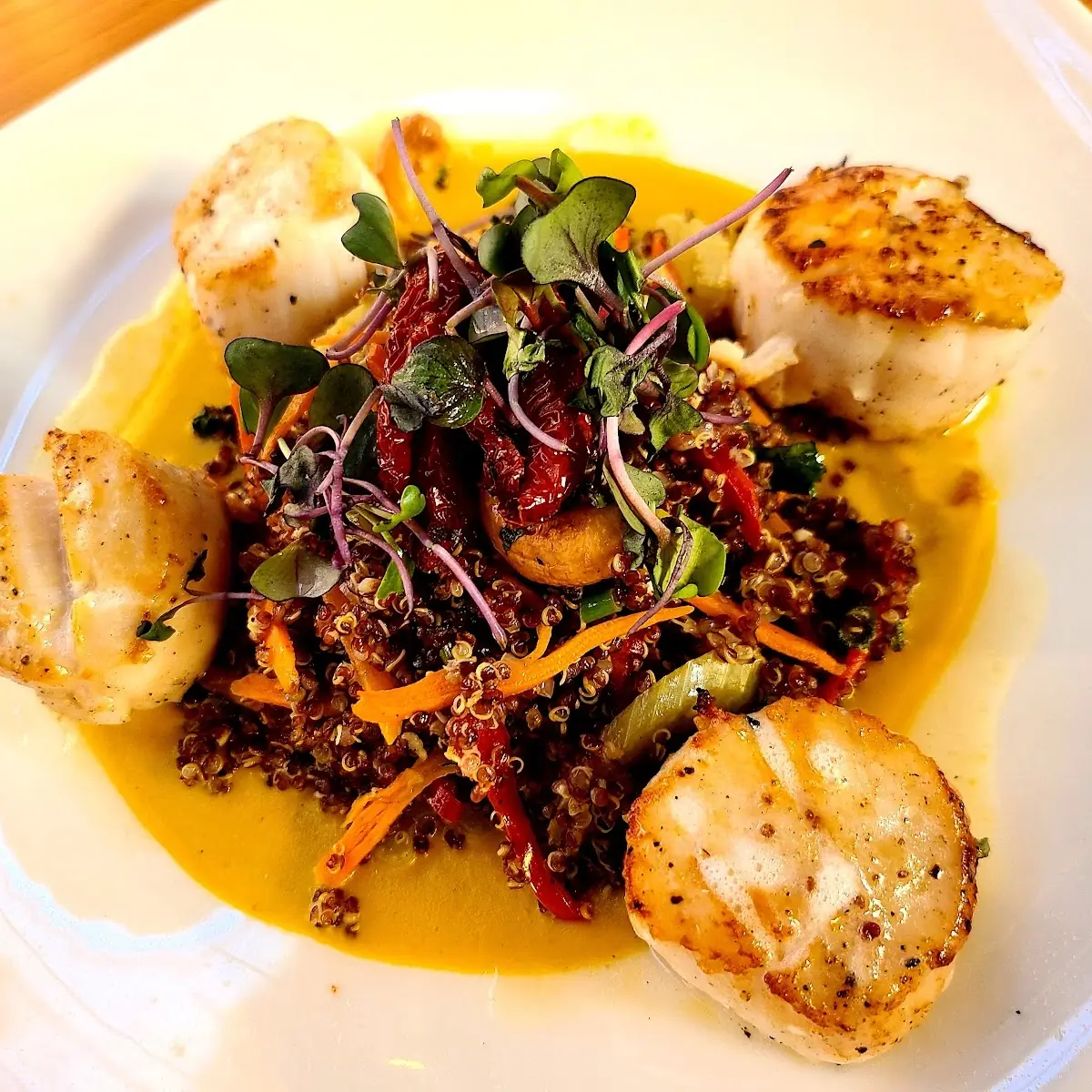 Pan Seared Scallops