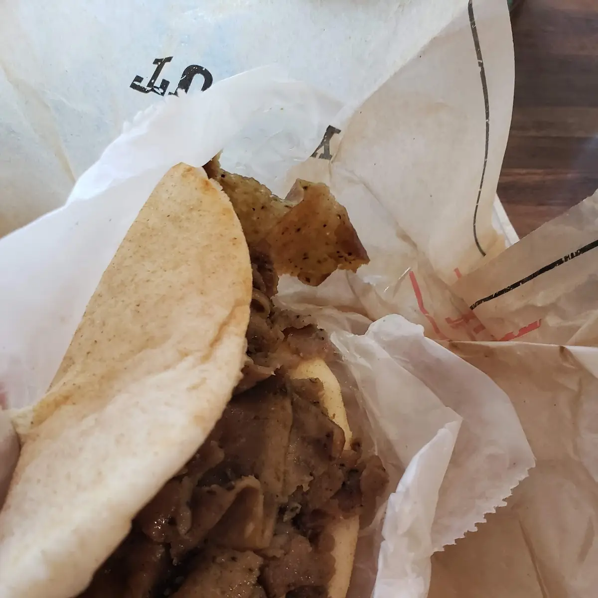 Greek Gyro Sandwich