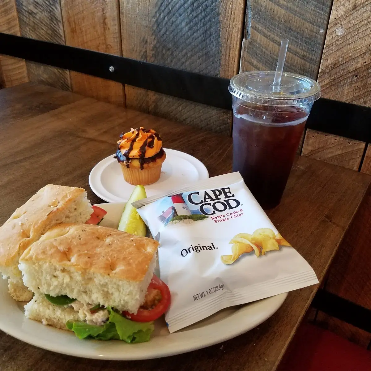 Cranberry Walnut Chicken Salad Sandwich