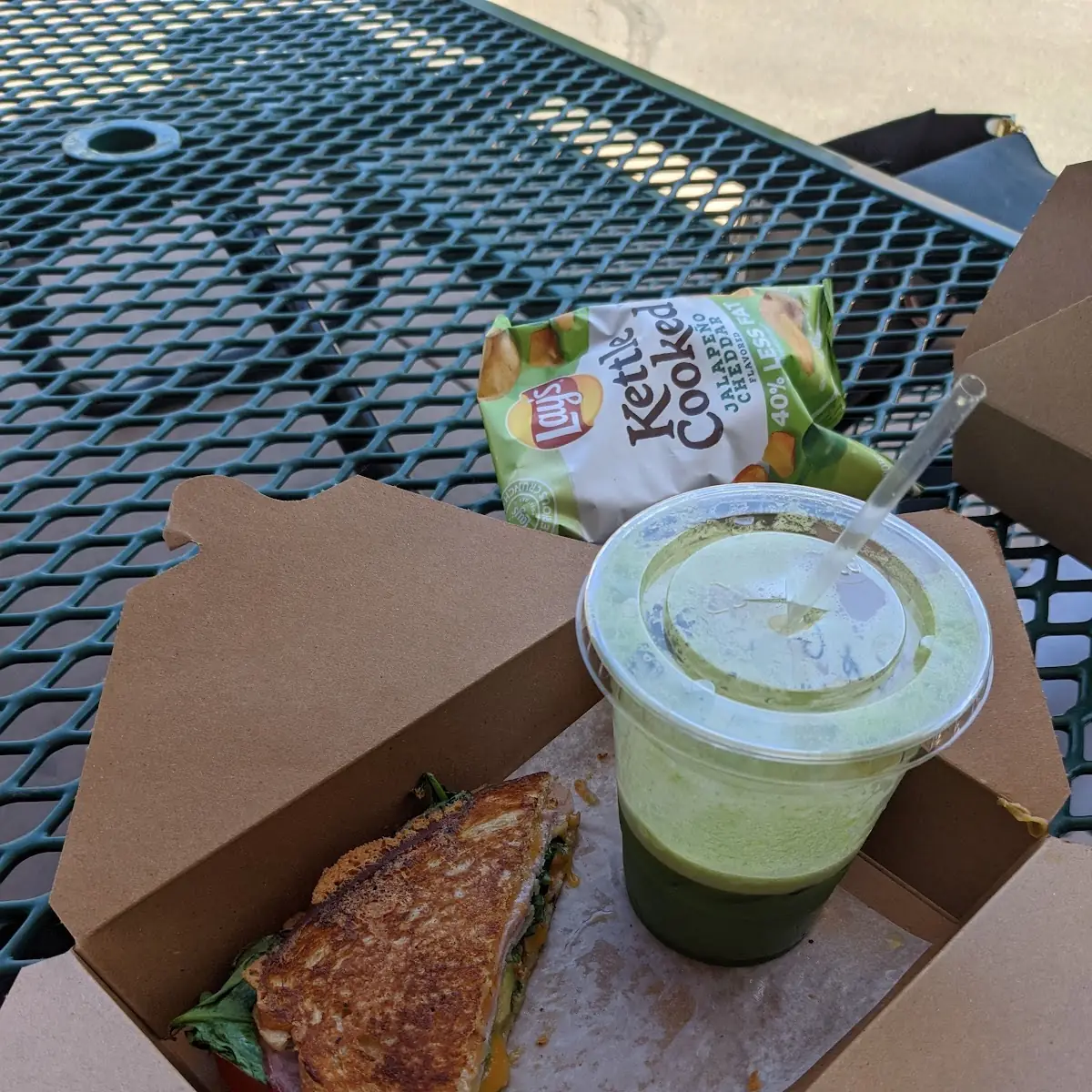 Green Chile Grilled Cheese Sandwich