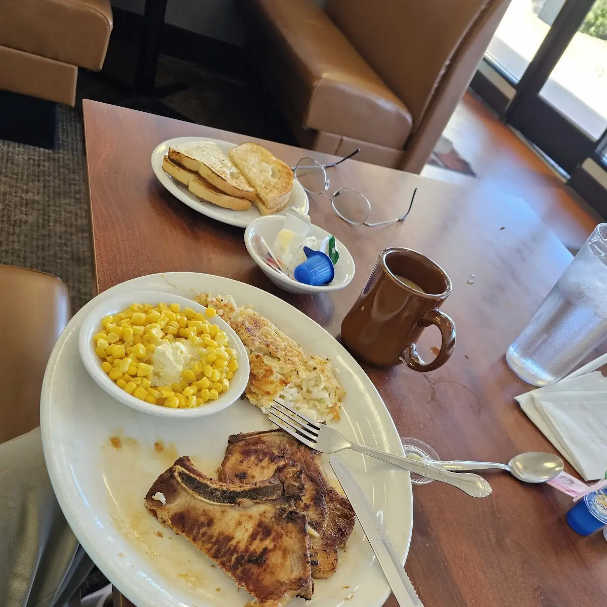 Pork Chops and Hash Browns