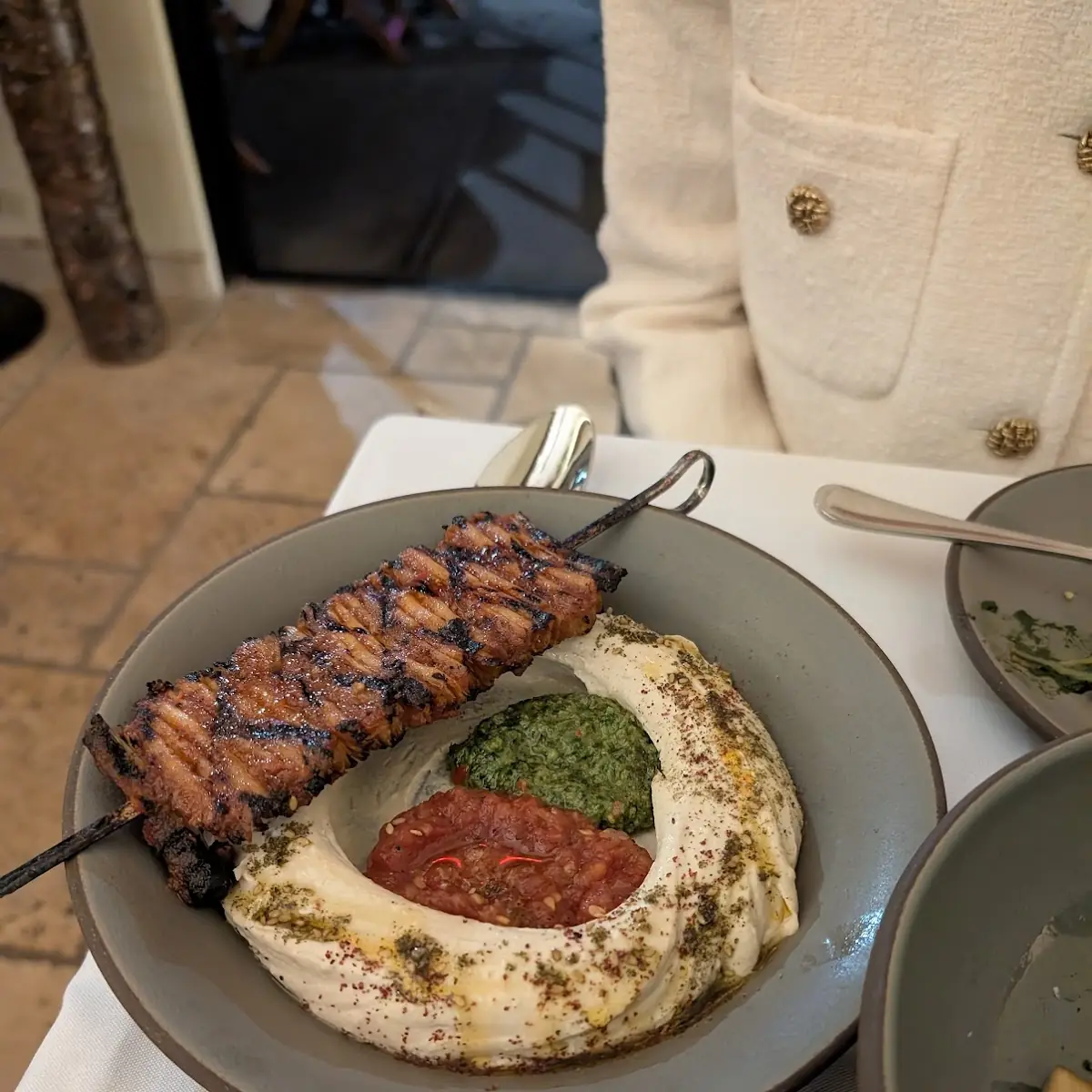 Celeriac Shawarma with Hummus