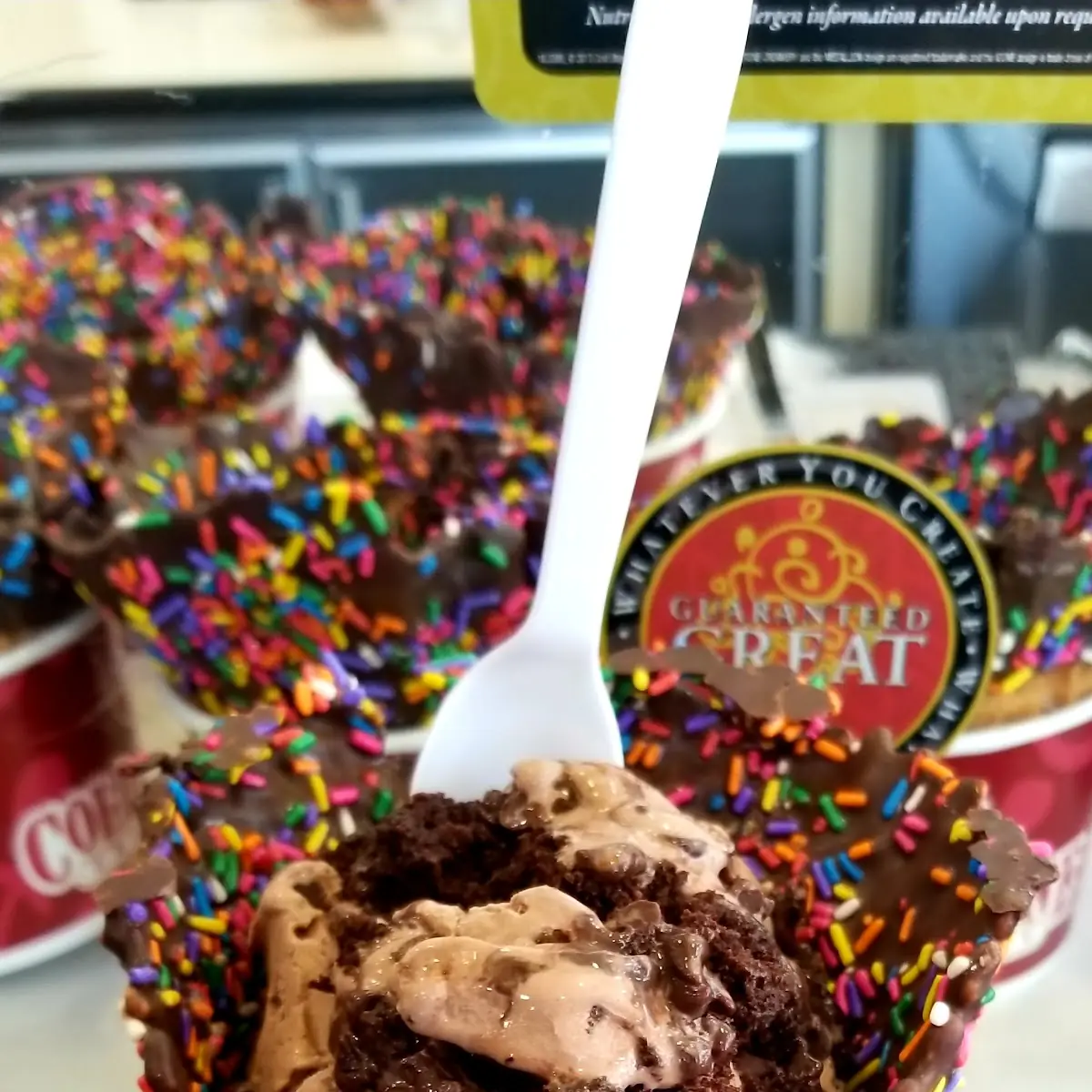 Chocolate Devotion & Chocolate Sprinkle Waffle Cone