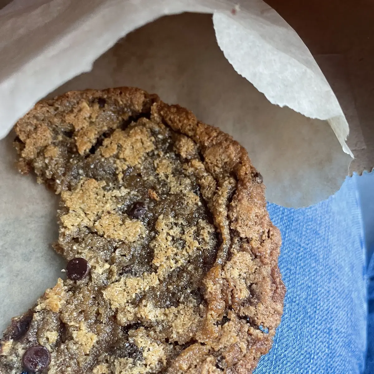 Vegan Chocolate Chip Cookie