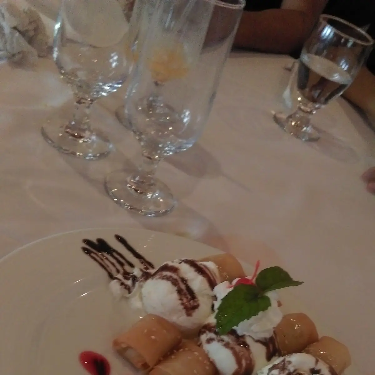 Banana Pancakes with Ice Cream