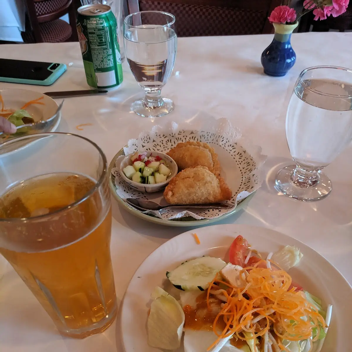 Curry Puffs Thai Salad