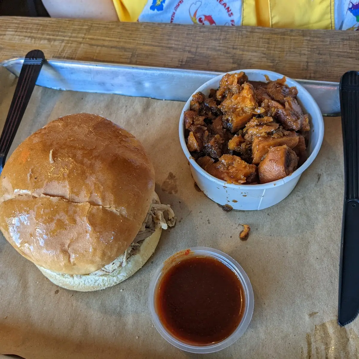 Pulled Pork Shoulder Sandwich