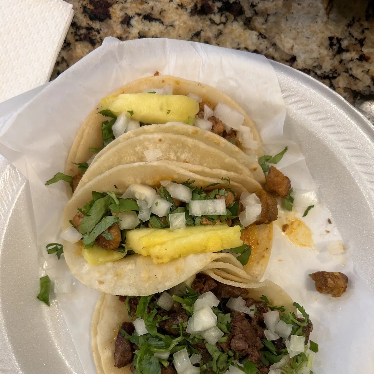 Street Tacos with Lime Garnish