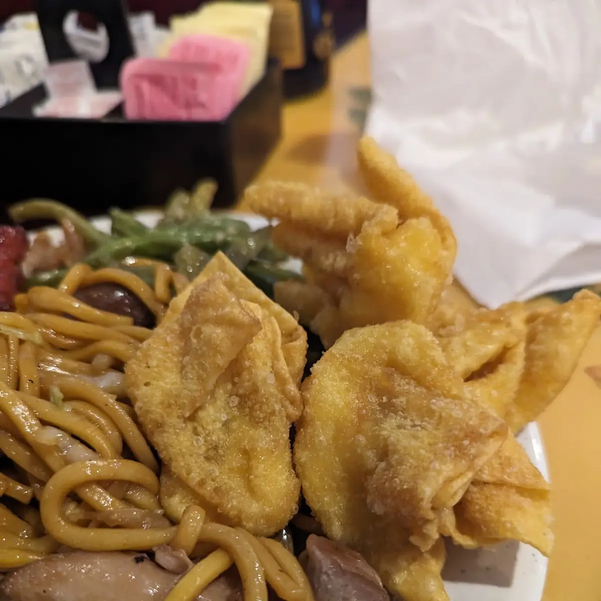 Sesame Chicken Fried Rice Crab Rangoon