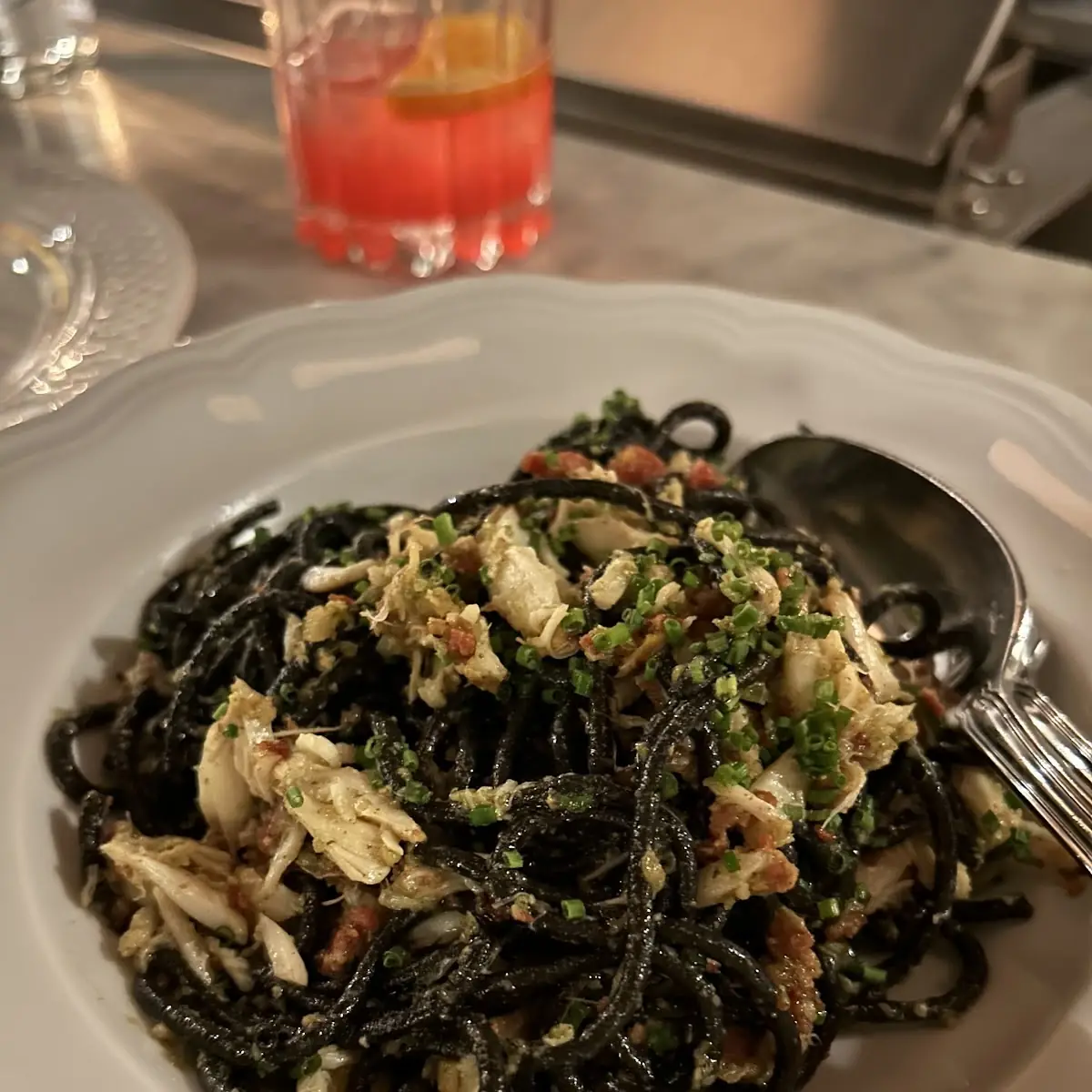 Squid Ink Spaghetti