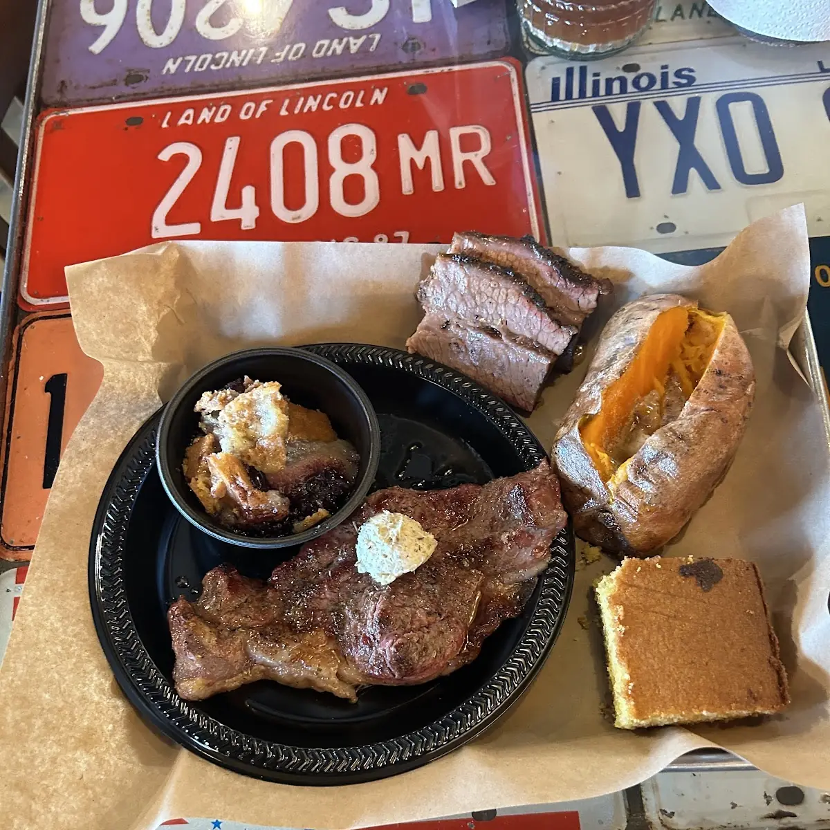 Strip Steak with Sweet Potato