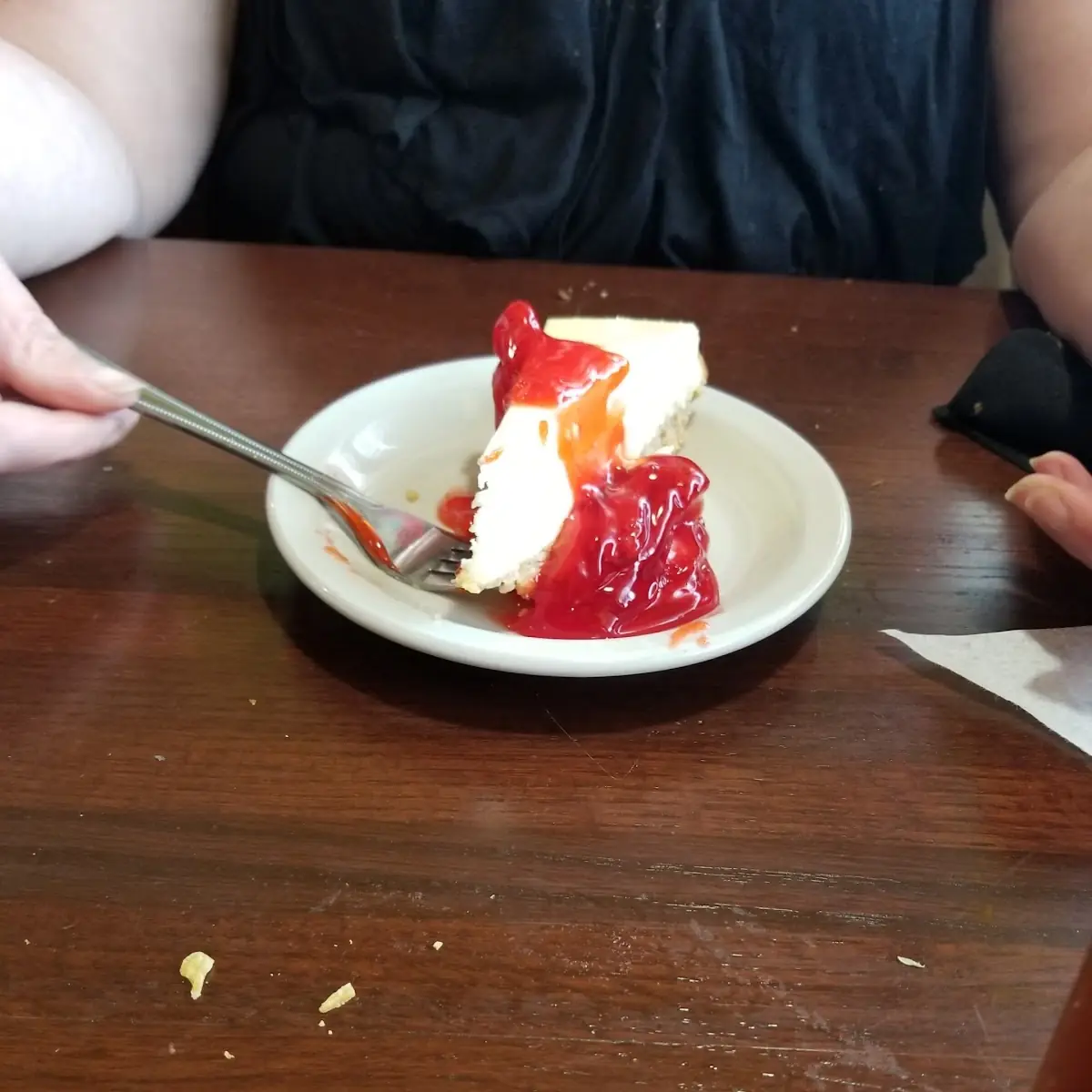 New York Cheesecake with Strawberries
