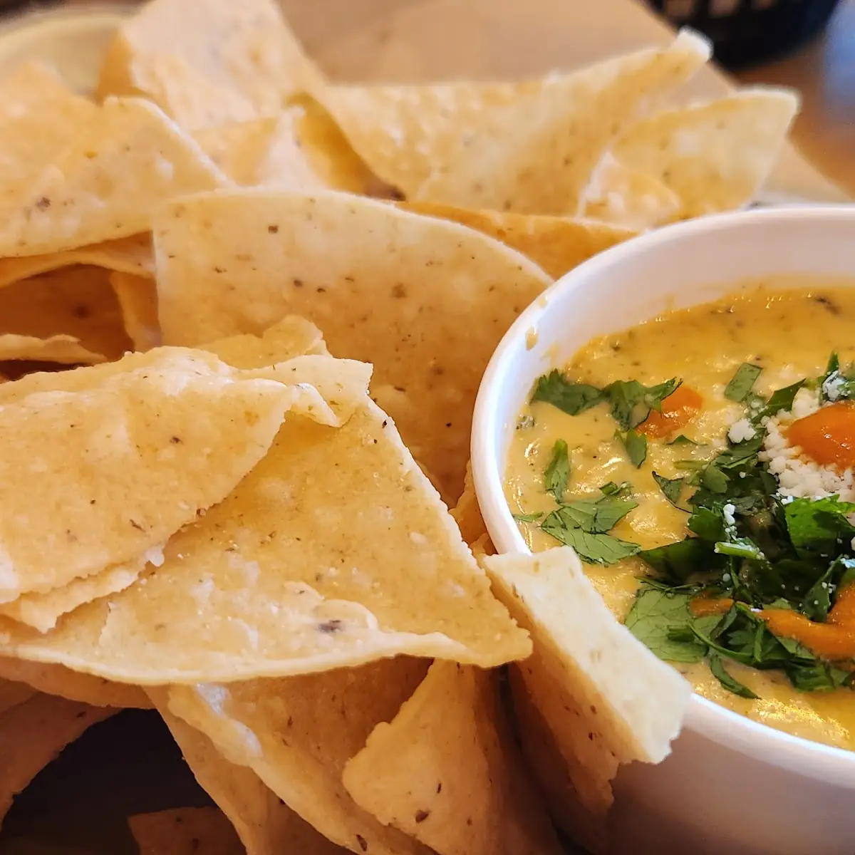 Chips and Queso Dip