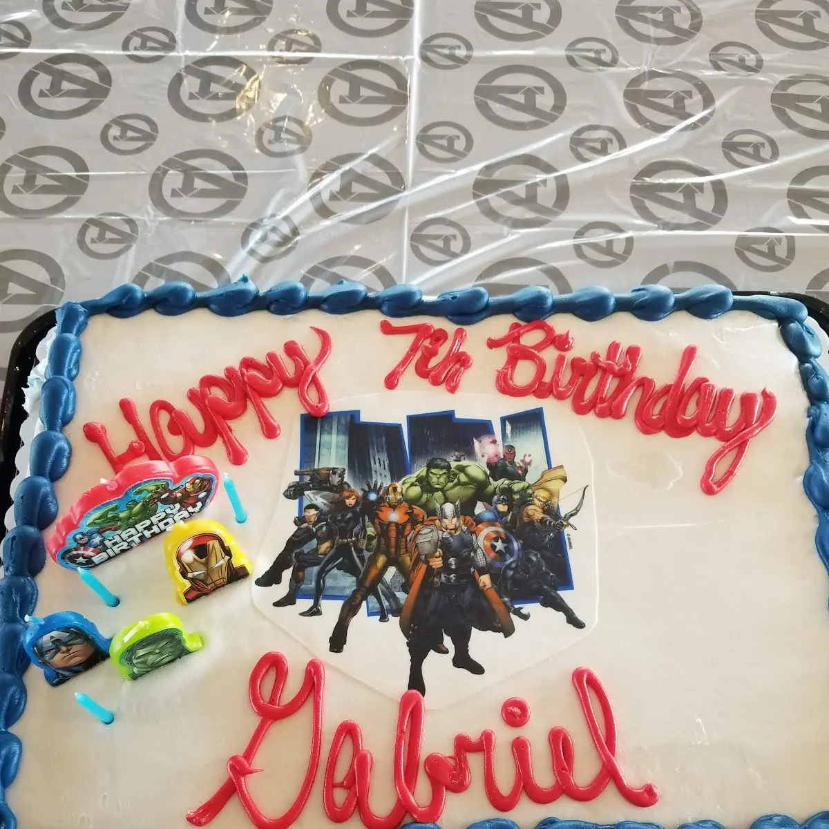 Avengers Birthday Cake